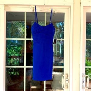 Royal blue bodycon dress by Teeze Me